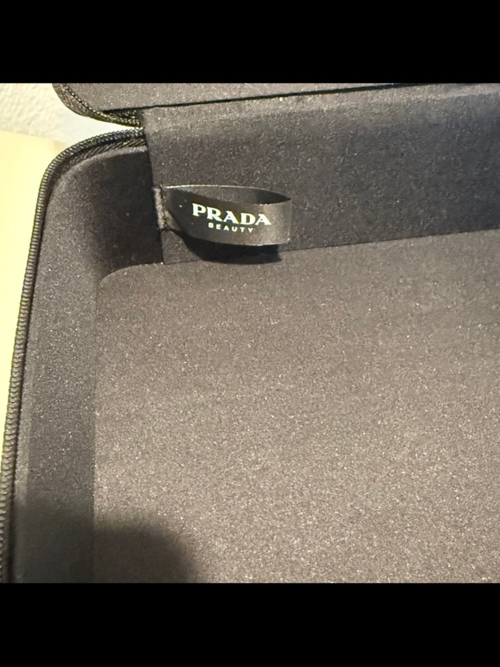Prada Black and Pink Silky Material Makeup Bag/Box - Picture 9 of 9
